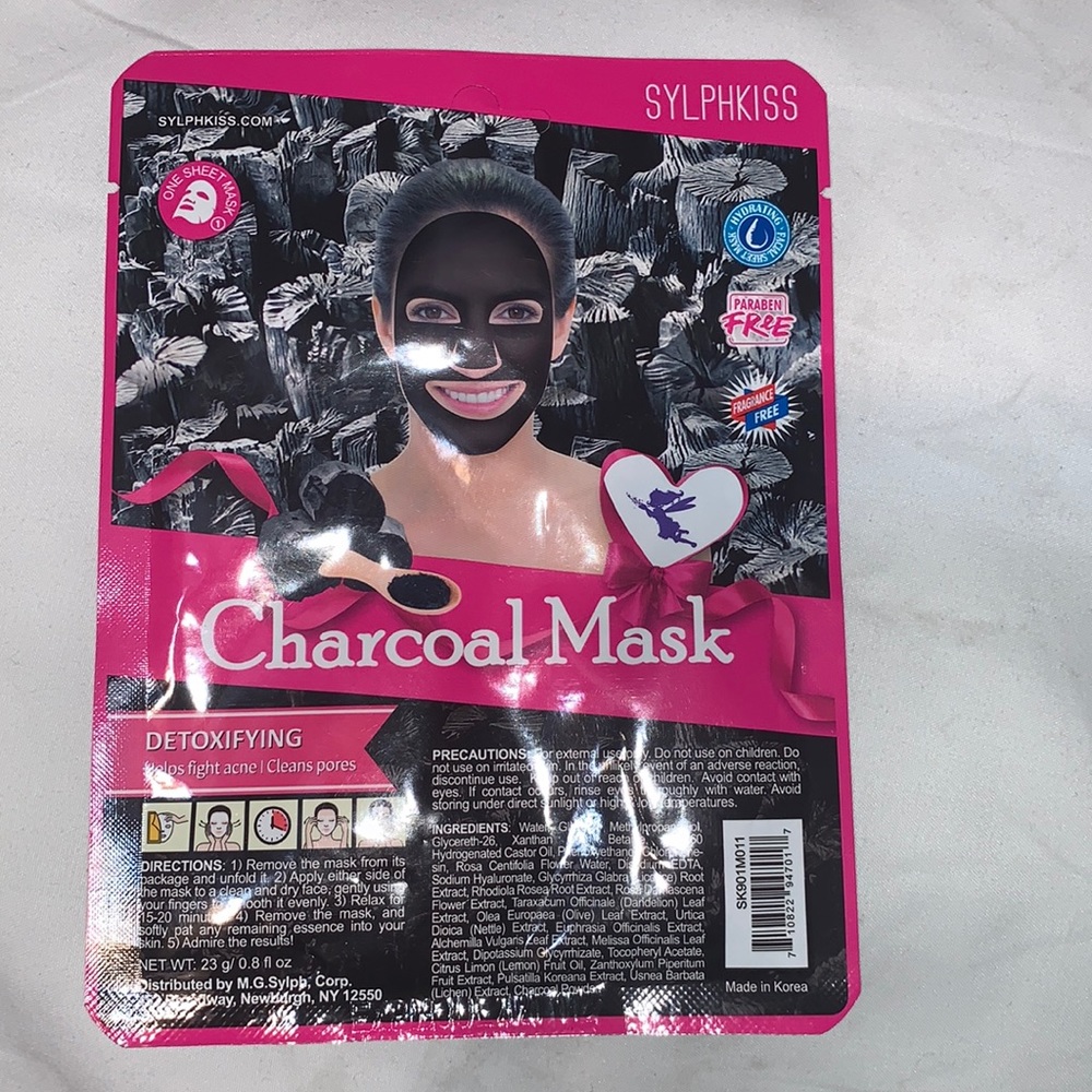 Charcoal mask